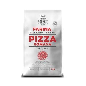 Farina per pizza fritta , grano tenero tipo 00r, alta forza w=270 per impasti soffici e leggeri, 5 kg, made in italy